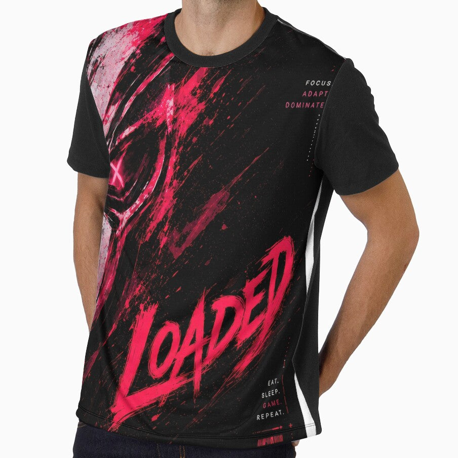 Pink Loaded Gamer Mask by NewOldArtsy