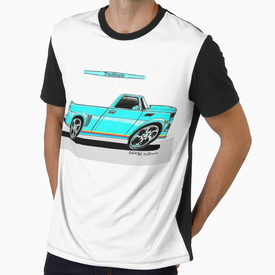 Trucks // CUSTOM // Truckinaro! by Imagin8er Unisex , , , Long Sleeve Tee
