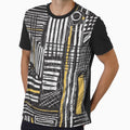 Retro Reverie: Mid-Century Modern Lines Pattern by samutsariatbpa