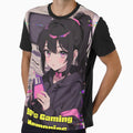 90s Gaming Memories Anime Girl Retro Computer | Nostalgia Gamer Sticker by Amber Sky Creations