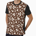 Retro Brown Daisy Floral Seamless Pattern by StoriesInGrain