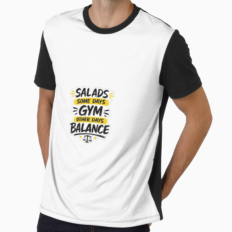 Salads some days, gym other days by Brightberry Studio
