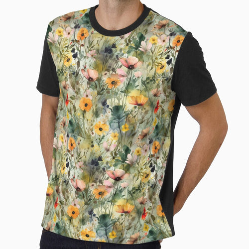 "Wildflower Wonderland" - A Colorful and Vibrant Floral Pattern by 5pixelsdesign