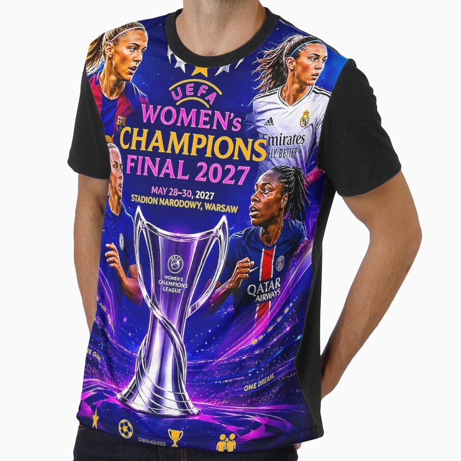 UEFA Women's Championship Season - July 22, 2026 to June 30, 2027 by DBM Photo Art 1 Unisex , , , Long Sleeve Tee