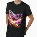 Electrons Neon Swirls by TeeBeesDesign