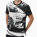 Volvo XC60 Luxury SUV Dynamic Charcoal Sketch by rgagliardi2017