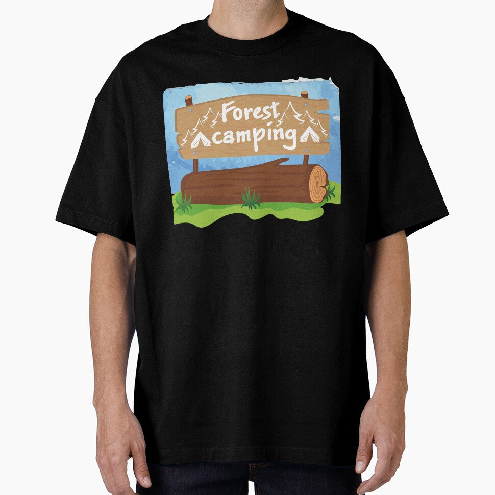forest camping by schoolarts
