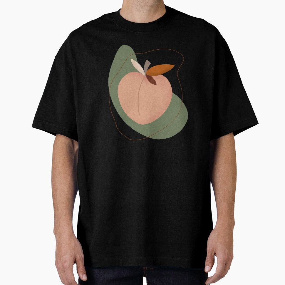 Modern Peach, Fruit illustration by Ana Moguš