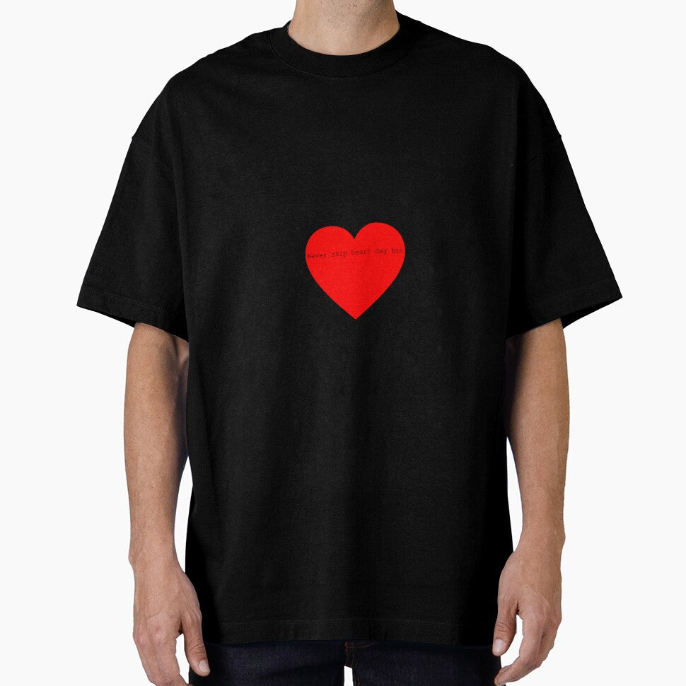 Never skip heart day funny shirt by Tesla-Graves