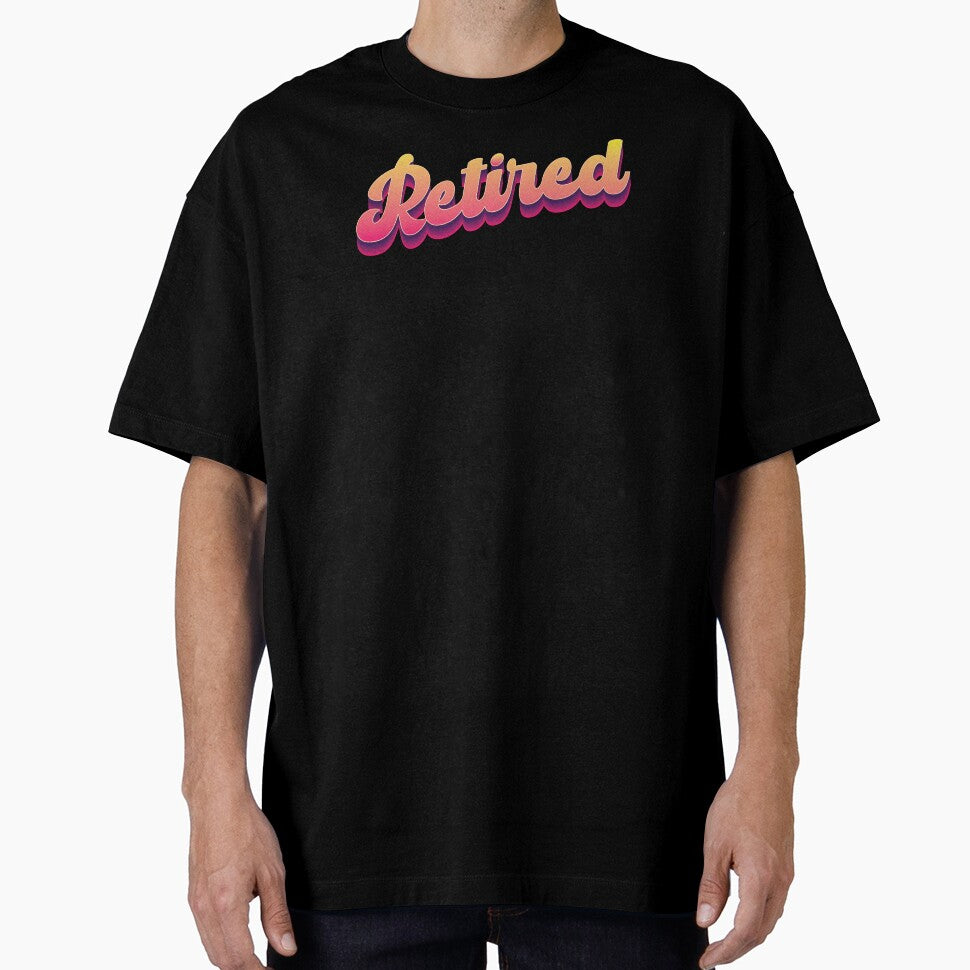 Retro Retired - 80s Neon by Whimsical  Thinker