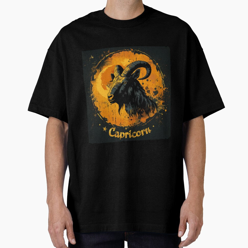 Grunge Style Capricorn Zodiac Sign by AiHead