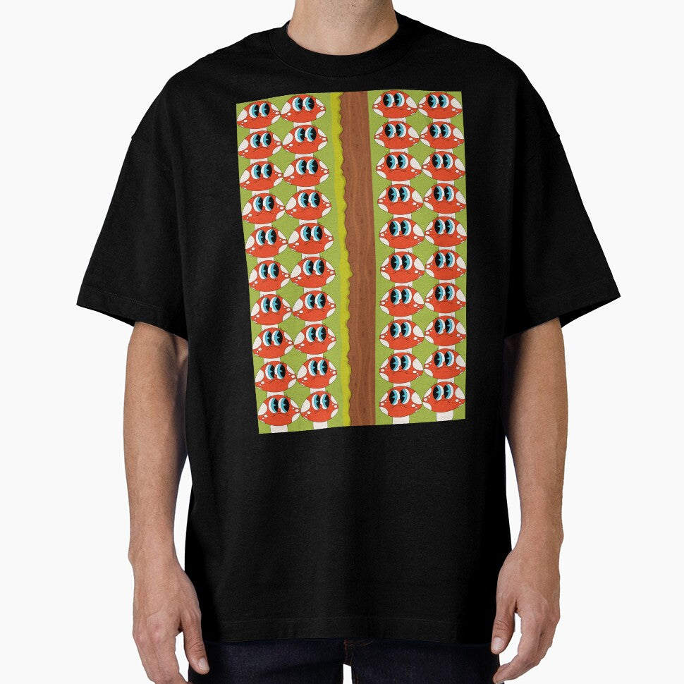 vegan people life mushroom pattern : new design by Robo-toons
