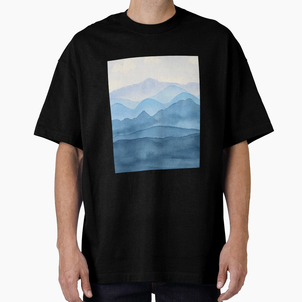 Serene Blue Mountains by LiaIsabellaArt