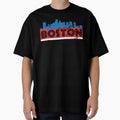 Boston Massachusetts City Tourist Casual Vintage T-Shirts by Zavola