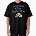mental health therapist Progress Over Perfection by Uglyandcute