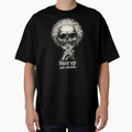 Shut Up and Calculate – Einstein Skull Physics Design | Science Nerd T-Shirt by NovaSketch Studio