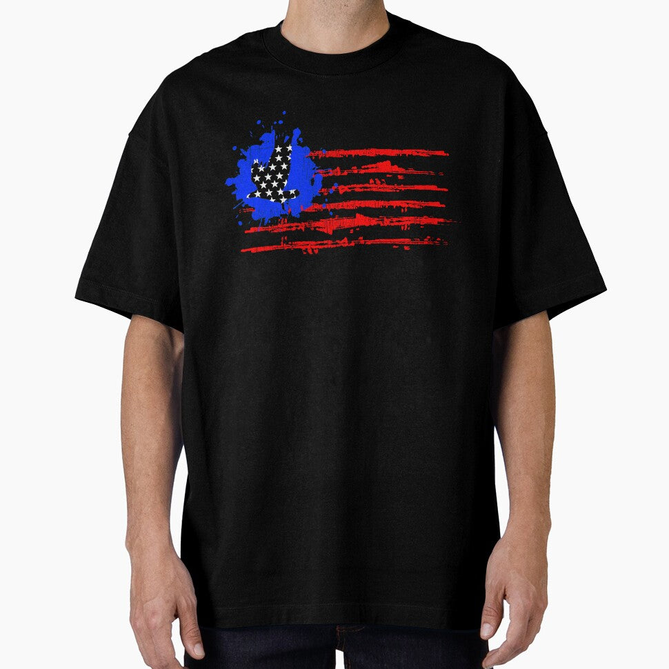 USA Flag | American Eagle T-Shirt for Men and Women by AllStarMerch