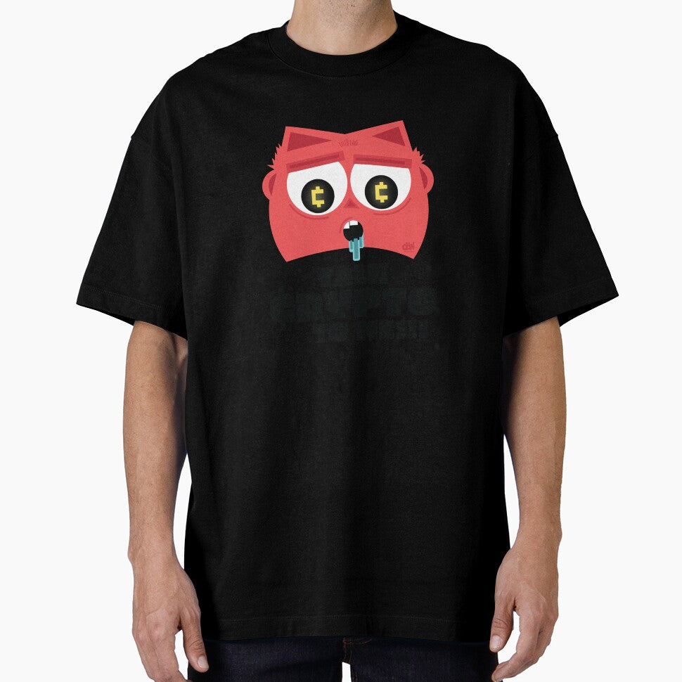 Talk Crypto To Me Funny Crypto Devilish Emoji Face Drooling In The Mood To Speak Cryptocurrency by doseofwin