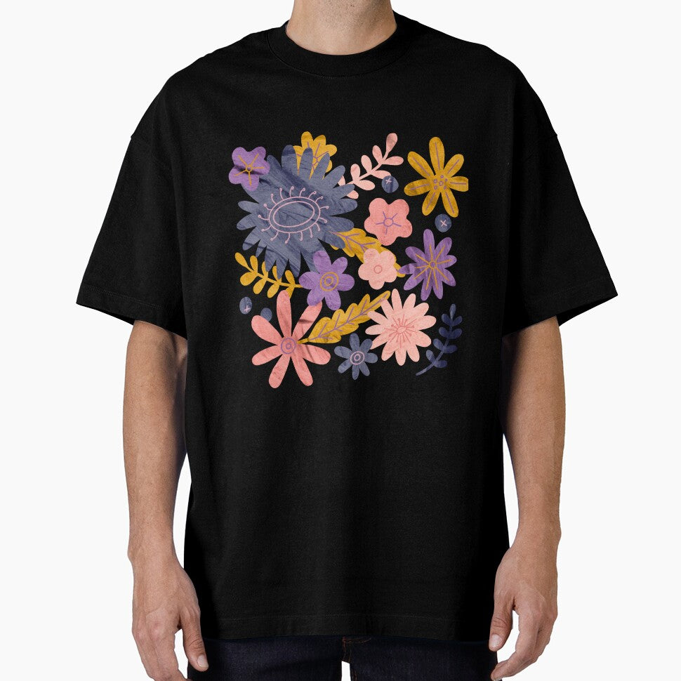 Retro 70's Flowers by artmayte