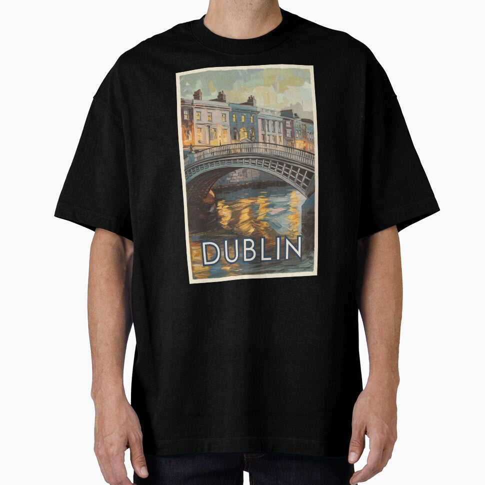 Dublin Vintage Travel Poster by TravelerRat