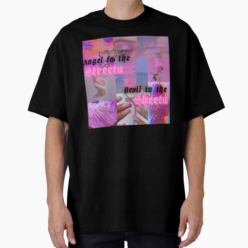Angel in the streets, Devil in the sheets y2k vibe collage by VantaTheArtist