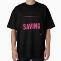I Don’t Need Saving I Train Minimal Typography by StoryInCode