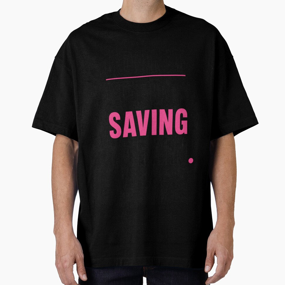 I Don’t Need Saving I Train Minimal Typography by StoryInCode