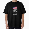 Keep Calm And Build - American Startup Ethos by erliskll