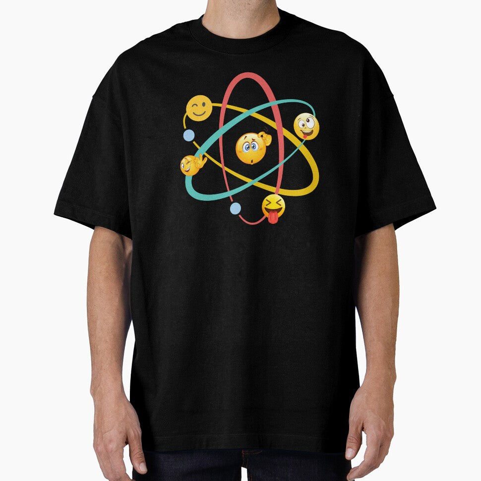 Fun scientific design: Atom   with a meme face by StyleFused