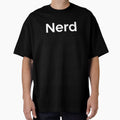Nerd lettering minimalist – stylish geek design for IT & gaming by Fuechse