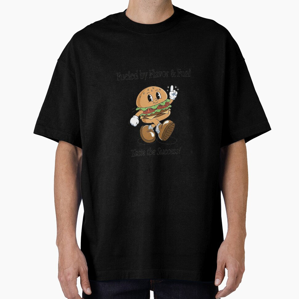 Fueled By Flavor & Fun! Retro Burger Mascot Success by HoopeStylee