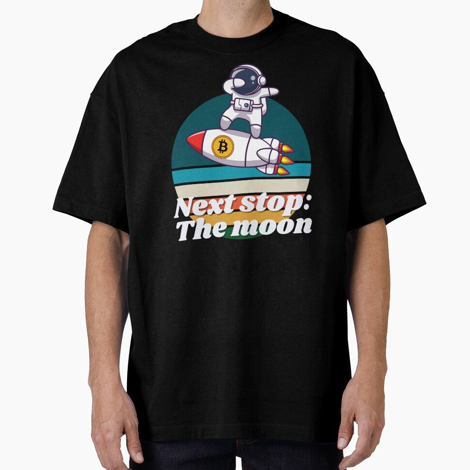 Fun Retro Crypto Astronaut | Crypto Lover Gift  | Fun Bitcoin by DevlynnDesigns