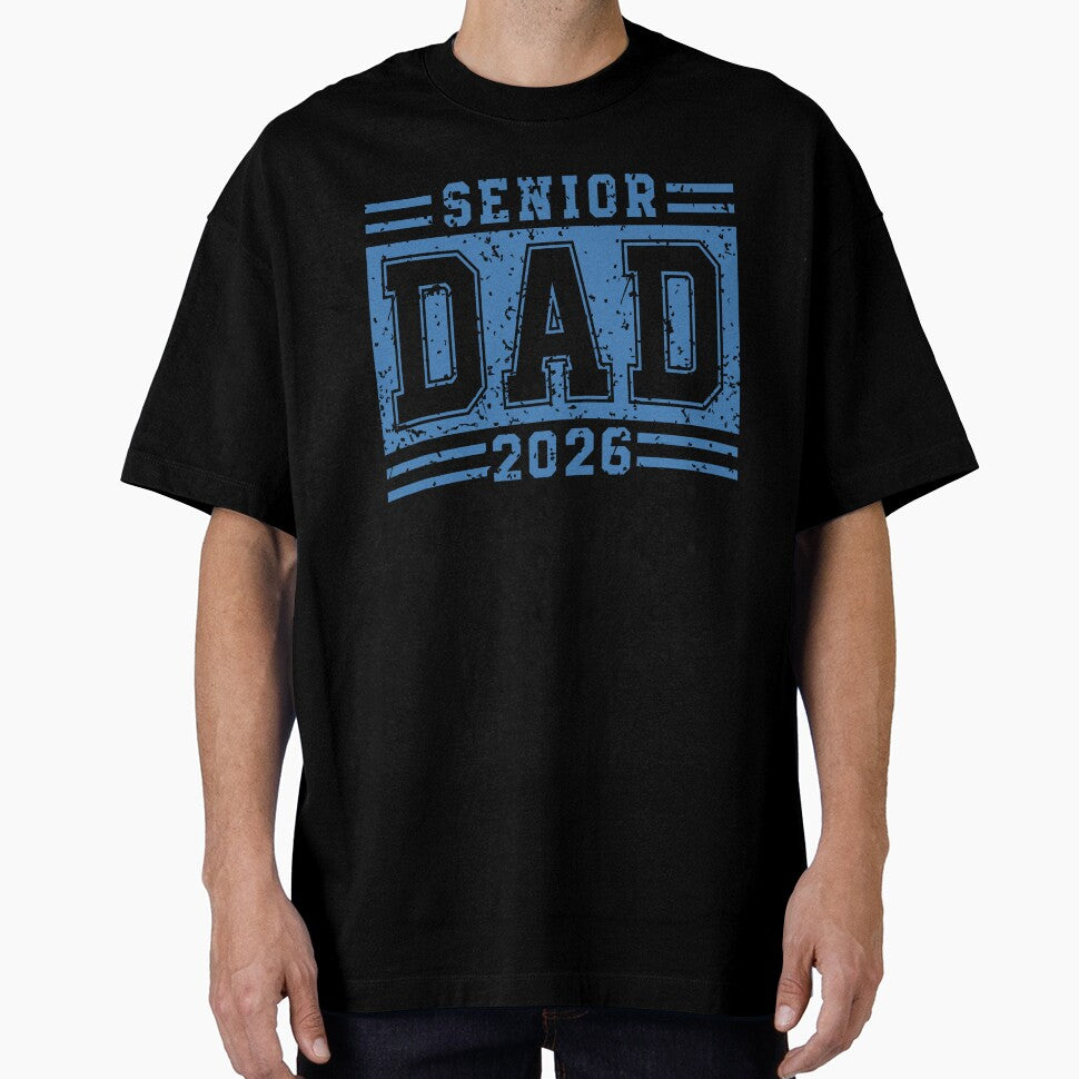 Blue Distressed Senior Dad 2026 by AlienOccupation