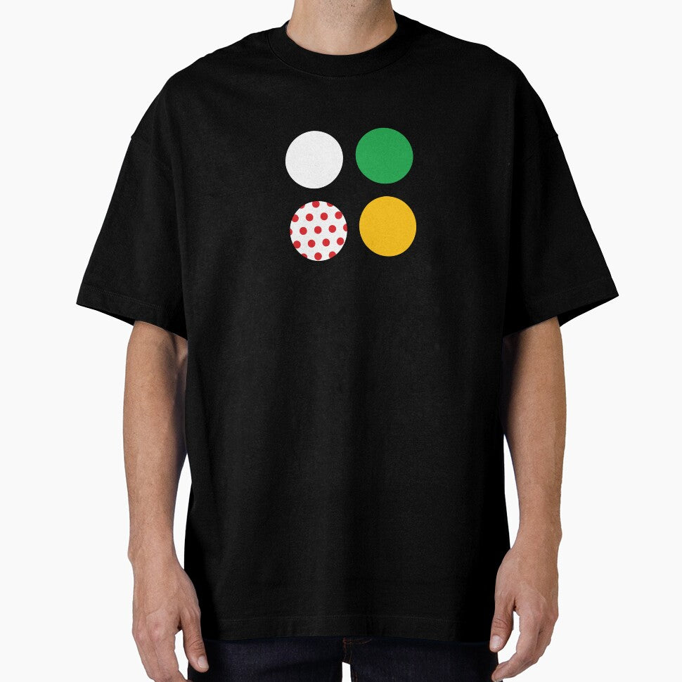 Cycling Jersey Colors Minimalist Art Road Racing by Just Jollity