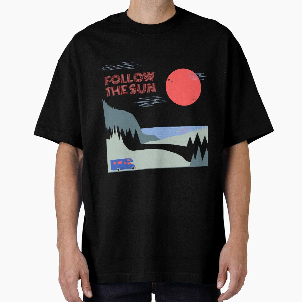 Sunset Adventure Sun Camping Mountains Sea Campervan by CreatDifference
