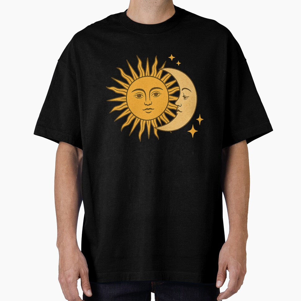 “Celestial Harmony – Sun & Moon Duo” by DailyVibesCo