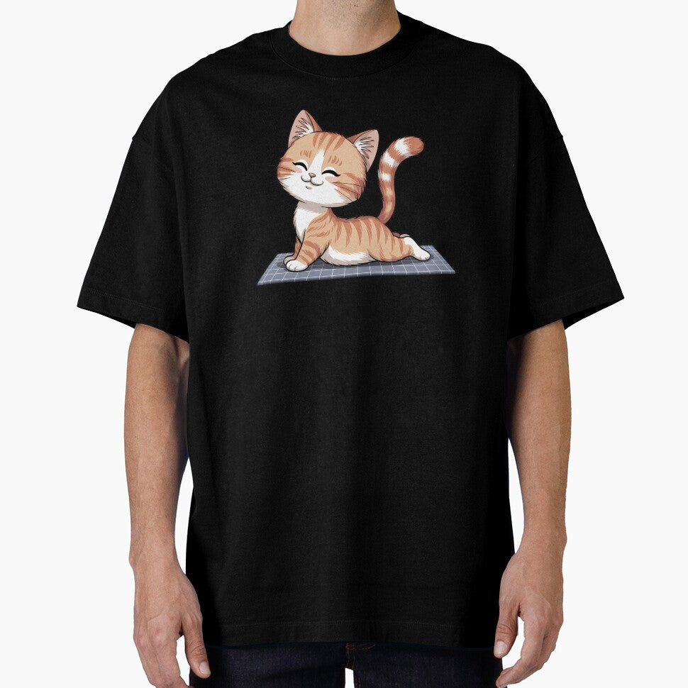 Exhale Cat Yoga by KD Merch