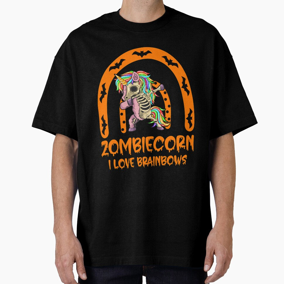 Zombie Unicorn I Love Brainbows Punk Gothic Goth Halloween R SK by andregiftshopzz
