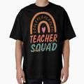Teacher Squad Rainbow Quote Gift Idea For Men and Womens - Funny Teacher by Mmmm3344