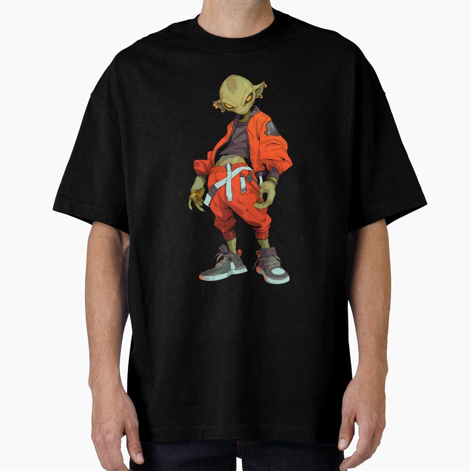 Streetwear Edgy Alien by bapupa Unisex , , , Long Sleeve Tee