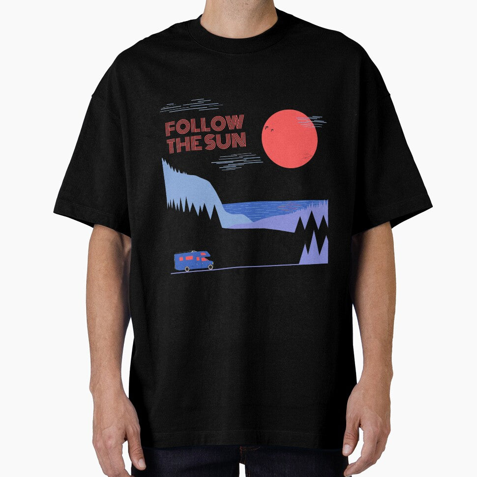 Sun Sunset Adventure Camping Mountains Sea Campervan by CreatDifference