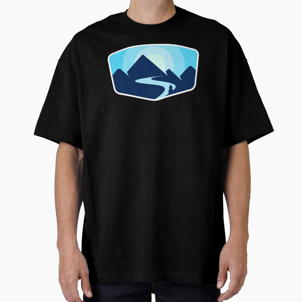 Minimalistic Mountains Monochrome Logo by ClovenPavn
