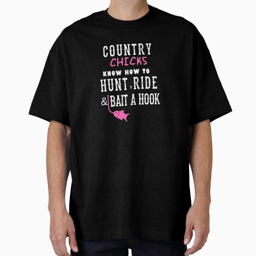 Funny Country design - Hunting, Fishing, Off Roading For Girl by DNH Threads