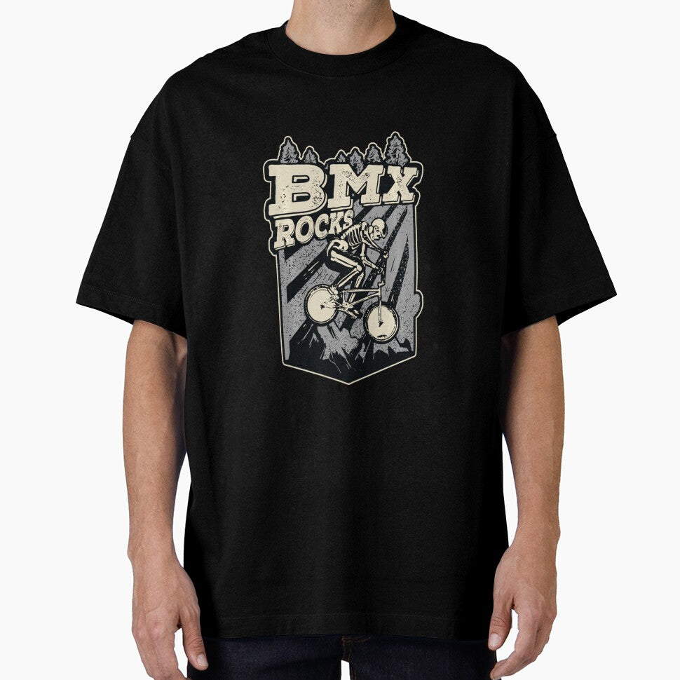 BMX Rocks Funny Skeleton BMX Rider by ClosetVelvet