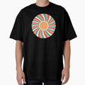 Retro Boho Sun, Abstract Sunrise 70s by retrippy