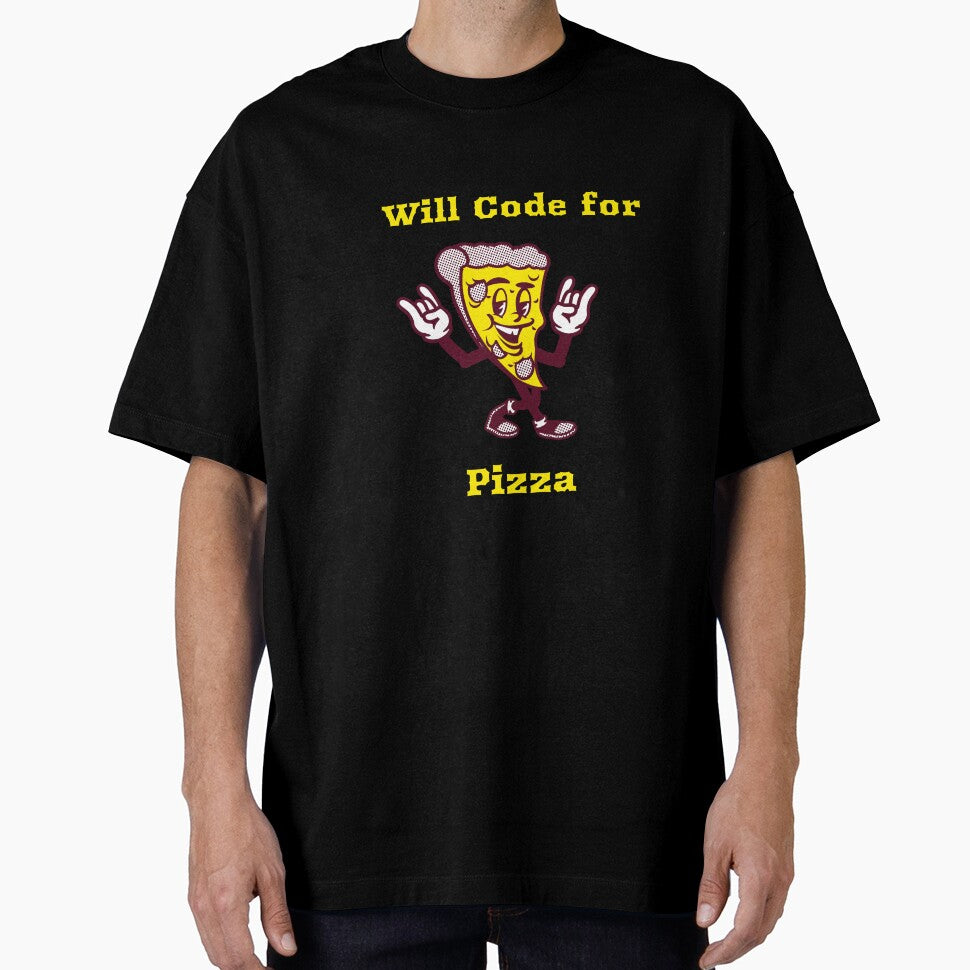 Will Code for Pizza – Funny Programmer Pizza Lover Design by Ani-24