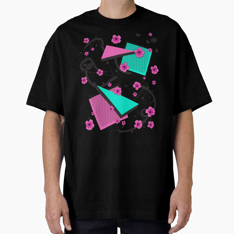 Retro 80s & 90s Aesthetic Vaporwave Pattern Memphis style graphic by D-C-Designs