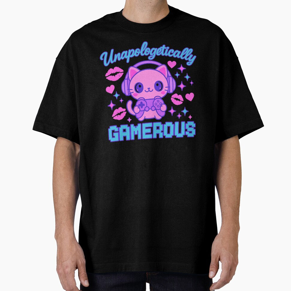 Unapologetically Gamerous – Cute Gamer Cat Girl Aesthetic by Threadfellas702
