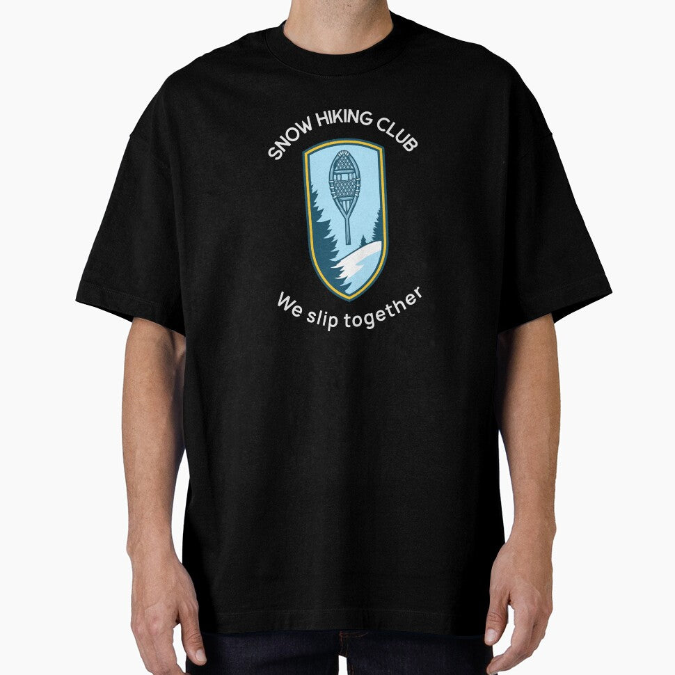 Snow Hiking Club. We Slip Together T-shirt by JZU POD