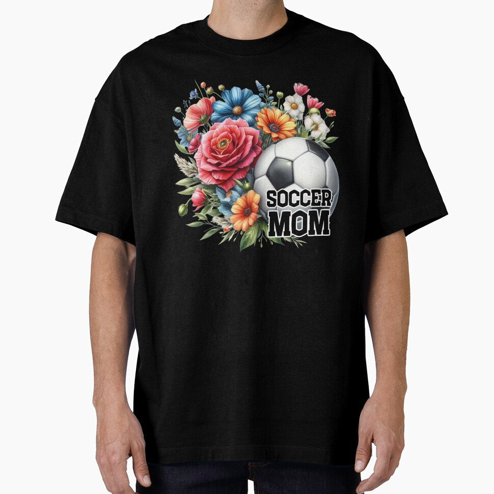 Soccer Mom, Flowers by deniz kaya Unisex , , , Long Sleeve Tee